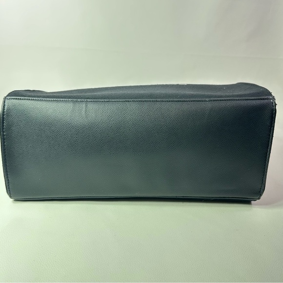 NEW Women’s Bebe Rian Black Canvas Tote Bag w/Gold Studs - Picture 5 of 8